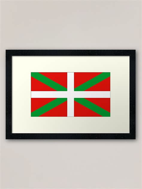 "Flag of the Basque Country" Framed Art Print by Countries-Flags | Redbubble