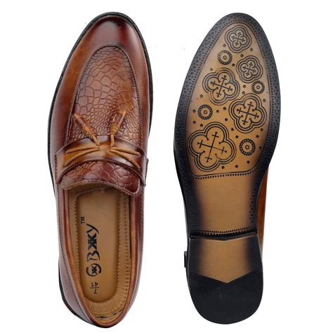 Slip On Tan Colour Mens Semi Formal Shoes, Size: 6 To 10, Rs 350 /pair ...