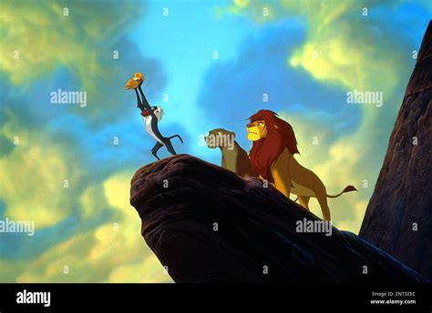 Lion King Rafiki Holding Simba