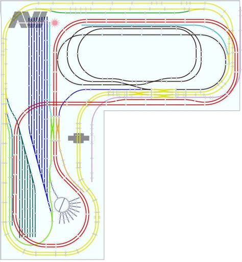 KATO N-gauge layout designed with AnyRail and Actually built | Model ...