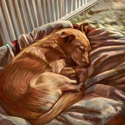 Digital painting dog drawing [ time lapse ] 2018 r. on Behance