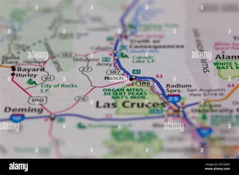 Map of hatch new mexico hi-res stock photography and images - Alamy