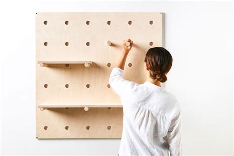 Pegboard Modular Shelving To Store And Display Your Favorite Stuff