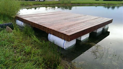 $40.00 Floating Dock Completed! | Questions & Observations | Pond Boss Forum | Floating dock ...