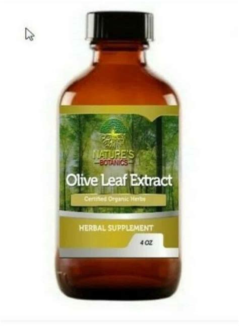 Olive Leaf Extract - Nature's Botanics Inc.