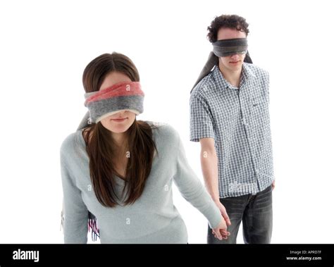 Blind Leading the Blind Stock Photo - Alamy