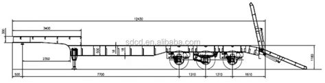 low bed truck trailer dimensions, low loader trailer, View price low bed trailers, Chengda ...