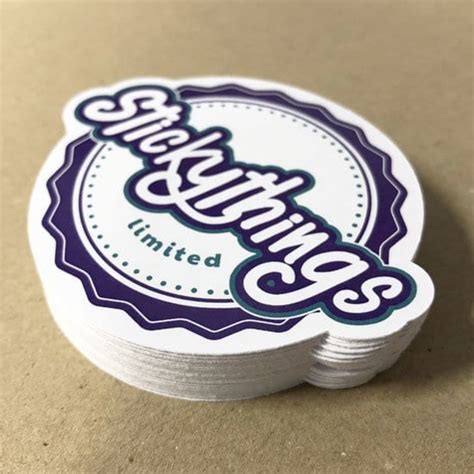 Die Cut Stickers - Professionaly printed by Stickythings Limited