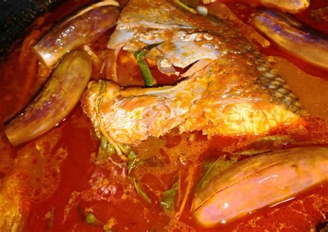 Resepi Masak asam pedas kepala ikan jenahak yang Enak dan Easy - Resepi Orang Kampung