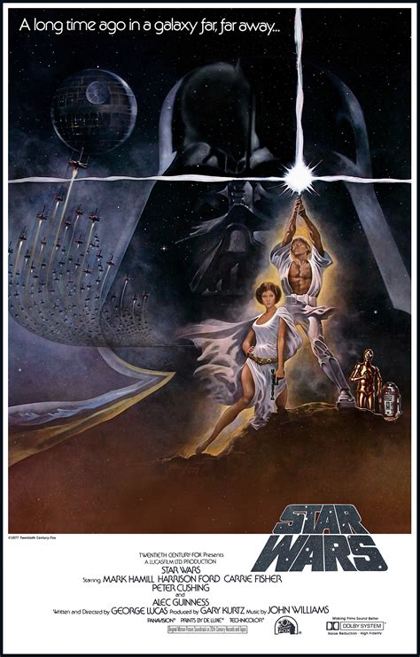 Printable Star Wars IV: A New Hope Ver.2 1977 Vintage Poster - Etsy