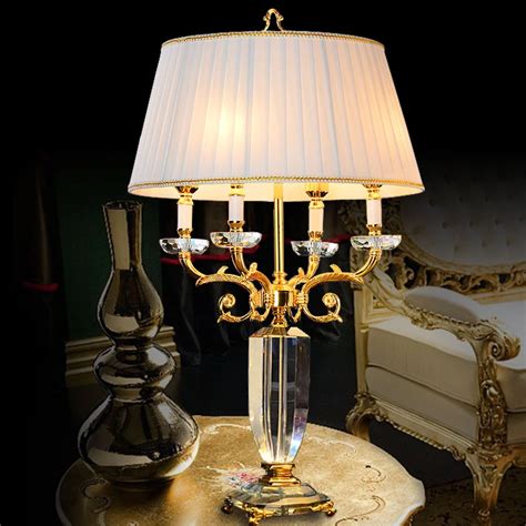 crystal table lamps for living room led crystal table lights for Bedside reading room foyer ...