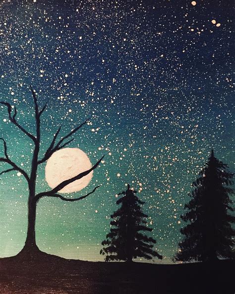 Starry Sky Painting