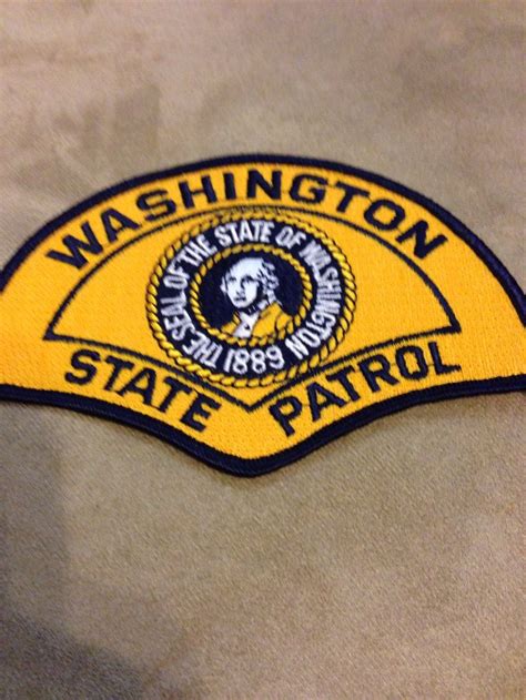 Washington State Patrol | Police patches, Old police cars, Police badge