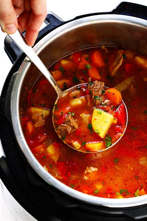 Mexican Vegetable Beef Soup - Gimme Some Oven