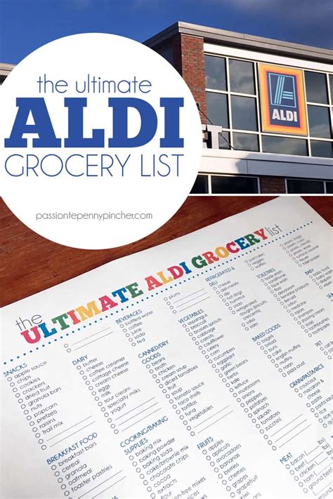 The Ultimate Aldi Grocery List