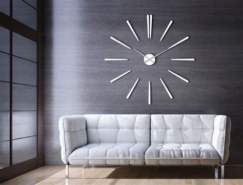 Large Modern Wall Clock White Elegance Huge interior | Etsy | Large wall clock modern, Wall ...