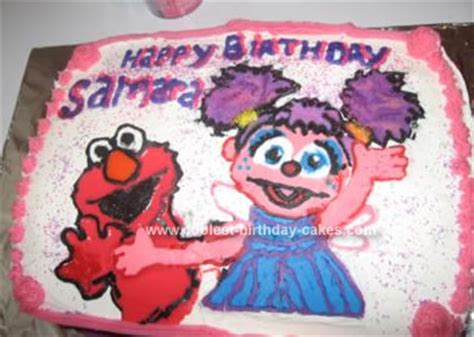 Coolest Abby Cadabby And Elmo Birthday Cake