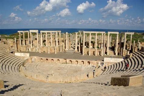 Monuments de Leptis Magna en Libye | DÉCOUVRIR LA GRÈCE