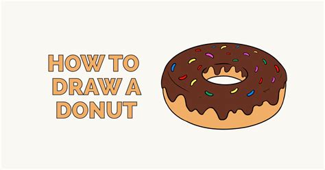 Cute Donut Drawings Easy