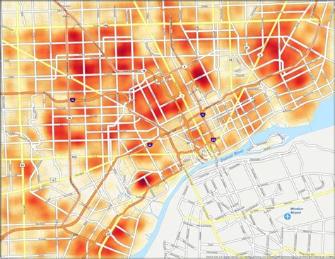 Detroit Crime Map - GIS Geography