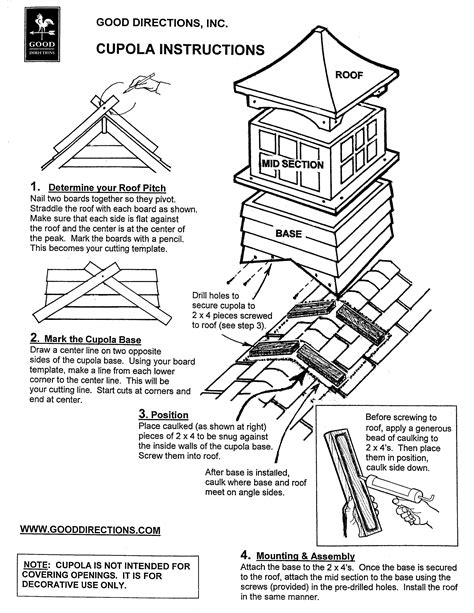 Ballard Design: Cupola Design Plans