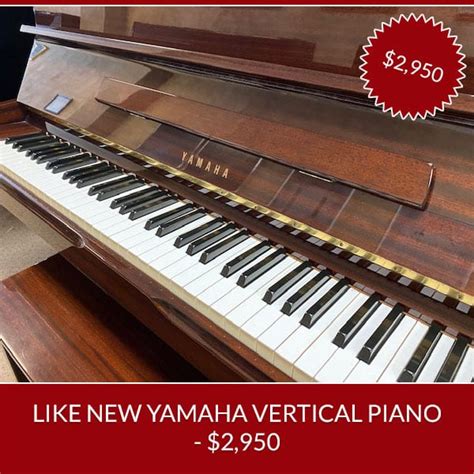 LIKE NEW YAMAHA VERTICAL PIANO - $2,950 - Dave's Piano Showroom