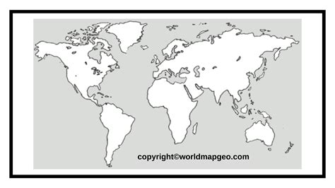 Blank Map Of World Countries Pdf Blank Physical World Map Printable ...