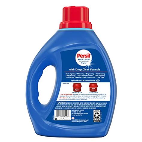 Persil ProClean Liquid Laundry Detergent, Original, 100 Fluid Ounces, 64 Loads | Pricepulse