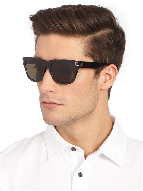 Lyst - Givenchy Resin Wayfarer Sunglasses in Black for Men