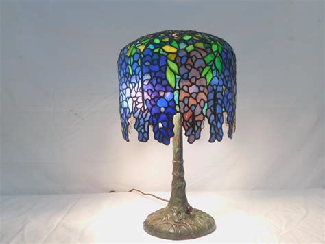 Lot - Tiffany Studios Wisteria Lamp