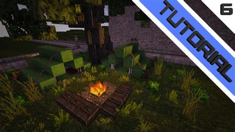 Tent and Campfire [TUTORIAL] Minecraft Blog