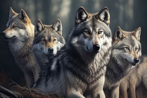 Wolf Pack Wallpaper Desktop