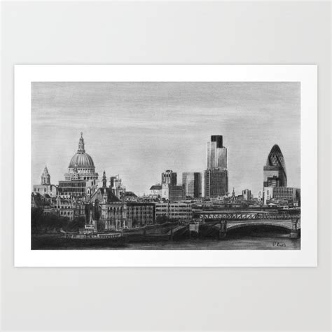 London Cityscape Drawing at PaintingValley.com | Explore collection of ...