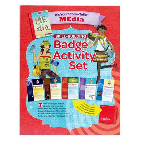 Cadette It's Your Story Badge Activity Set | Girl scouts cadettes, Girl scout shop, Cadette badges