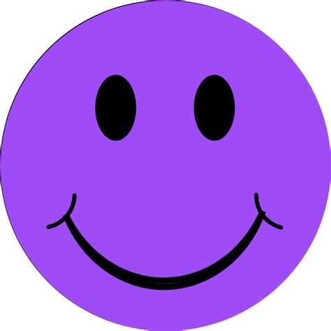 Purple Happy Face - ClipArt Best