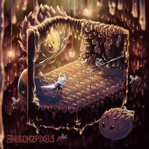 Hive Knight Battle - Isometric Fanart : r/HollowKnight