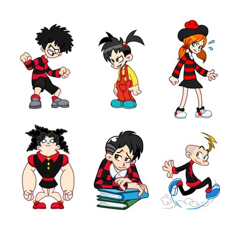 A Medley of Beano Characters by Louistrations on DeviantArt