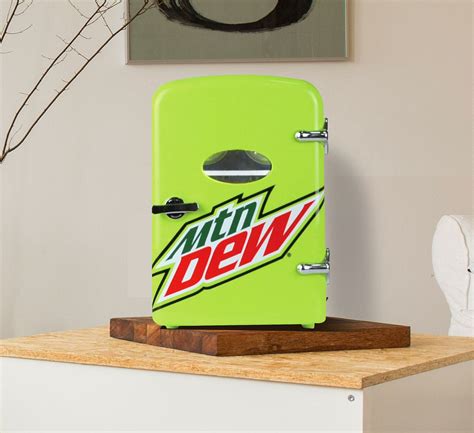 You Can Now Get a Retro Mountain Dew Mini Fridge For Your Desk at The Office in 2020 | Mountain ...