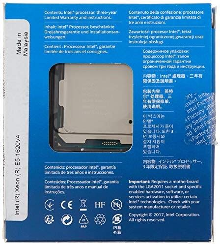 Intel Core i3-7100 OEM vs Xeon E5-1620 V4 - Pangoly