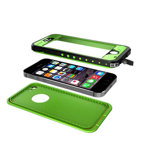 PUNKcase StudStar Light Green Case for Apple iPhone 5S/5 Waterproof ...