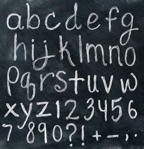 Handwritten Chalk Font