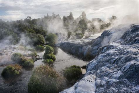 Whakarewarewa Thermal Park in Rotorua, New Zealand - Getty Images | Beautiful landscapes ...