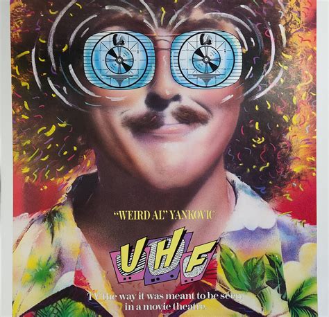 Uhf-an Original Vintage Movie Poster For Weird Al, 51% OFF