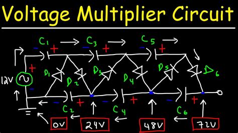 Voltage Multiplier Circuit Using Diodes and Capacitors - YouTube