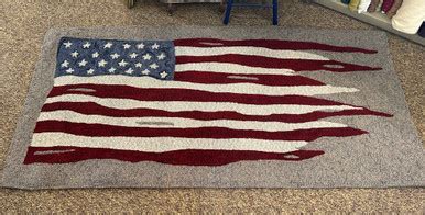 Old Tattered Flag Rug Hooking Kit