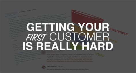 Getting Your First Customer Is Really Hard - Shefska.com