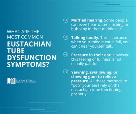 Ear Nose and Throat - What Are the Symptoms of Eustachian Tube Dysfunction?