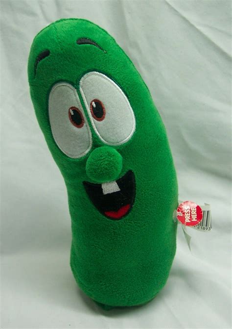 VeggieTales SINGING & DANCING LARRY CUCUMBER 9" Plush Stuffed Animal - TV & Movie Character Toys