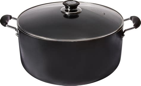 Uniware Non-Stick Aluminum Stock Pot with Glass Lid, Black, 18 Quart: Amazon.ca: Home & Kitchen