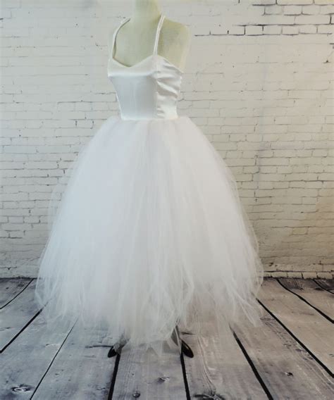 Wedding Gown, Adult Tutu Dress, White Wedding Dress, Bridal Wedding ...